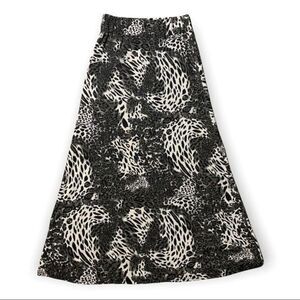 Mix Nouveau Maxi Skirt Women’s Small Whimsigoth Animal Print Darkcottage Indie